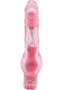 Climax Gems Pink Diamond Vibrator Waterproof 6.5in - Pink