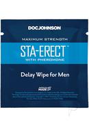 Sta-erect Delay Wipes For Men With...