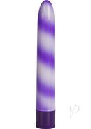 Calexotics Candy Cane 6in Waterproof - Purple