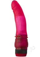 Jelly Caribbean Number 4 G-spot Vibrator - - Red