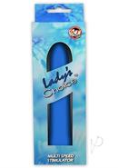 Lady`s Choice Plastic Vibrator - Blue